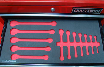 Tool Control with a Foam Wrench Organizer