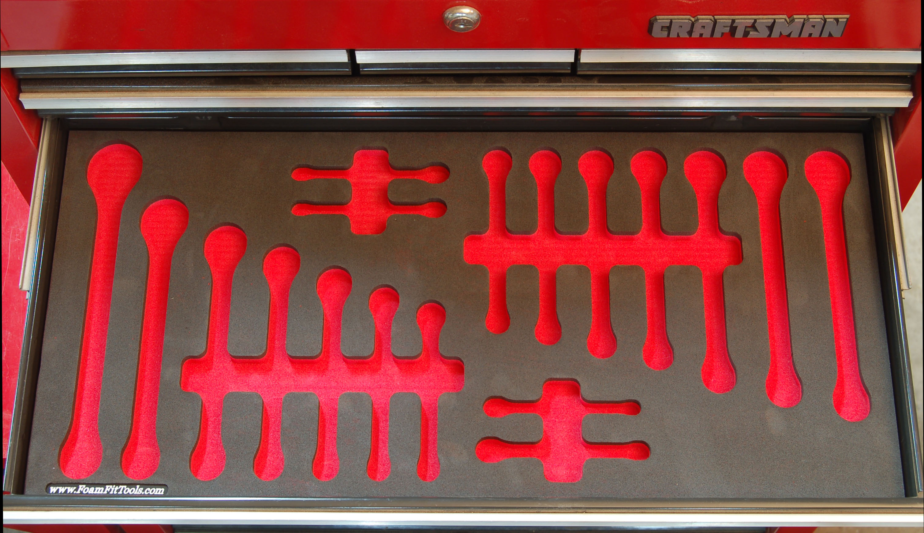 Foam Organizers for Shadowing Craftsman Wrenches