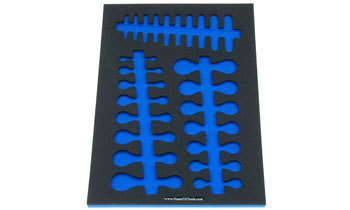 Foam Organizer for 25 Husky Inch Midget and Stubby Wrenches