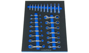Foam Organizer for 25 Husky Metric Midget and Stubby Wrenches