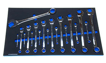 Foam Organizer for 19 Husky Inch Combination Wrenches