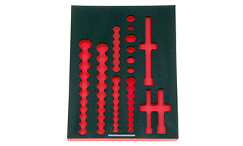 Foam Organizer for 47 Husky Inch Impact Sockets and 9 Drive Tools