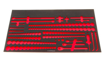 Foam Organizer for 196 Tekton Sockets with 3 Ratchets and 13 Drive Tools