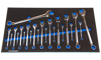 Foam Organizer for 22 Husky Metric Combination Wrenches