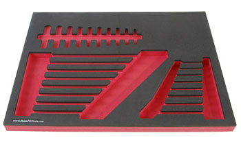 Foam Organizer for 26 Craftsman Inch Combination Wrenches