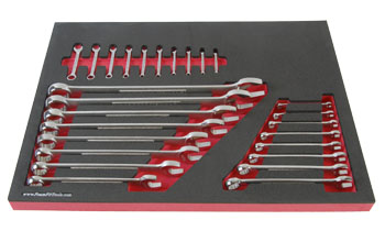 Foam Tool Organizer for 26 Craftsman Inch Combination Wrenches