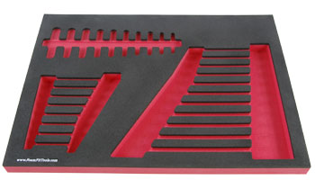 Foam Organizer for 29 Craftsman Metric Combination and Ignition Wrenches
