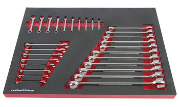 Foam Organizer for 29 Craftsman Metric Combination and Ignition Wrenches