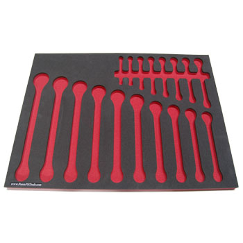 Foam Organizer for 18 Craftsman Metric Wrenches