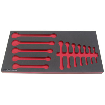Foam Organizer for 12 Craftsman Inch Wrenches
