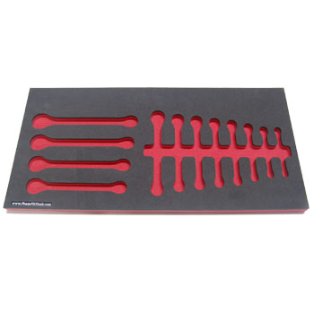Foam Organizer for 12 Craftsman Metric Wrenches