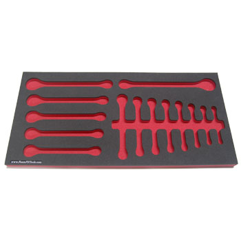 Foam Organizer for 14 Craftsman Metric Wrenches