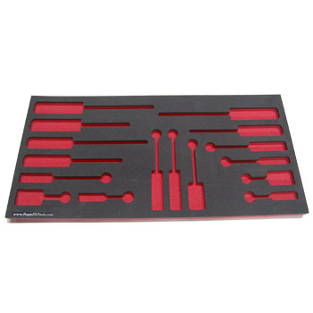 Foam Organizer for 16 Craftsman Screwdrivers