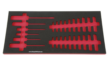 Foam Organizer for 6 Craftsman Screwdrivers and 20 Ignition Wrenches