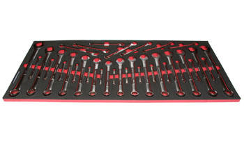 Foam Tool Organizer for 36 Craftsman Inch and Metric Combination Wrenches