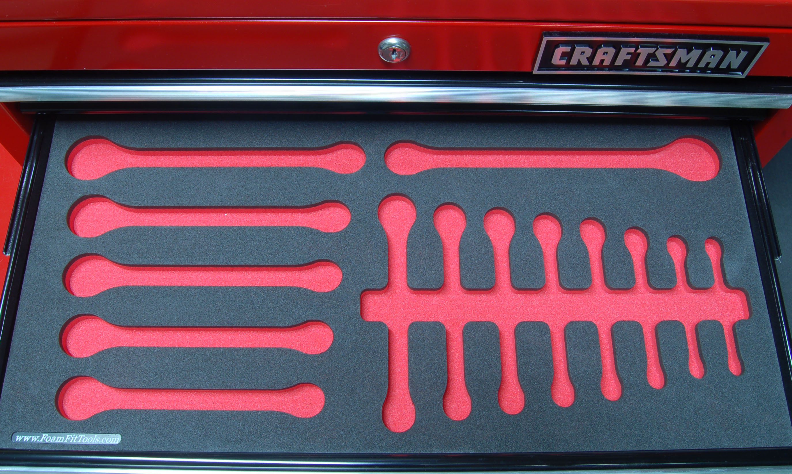 Foam Organizers for Shadowing Craftsman Wrenches