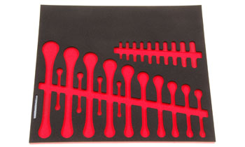 Foam Organizer for 24 Husky Inch Combination and Midget Wrenches