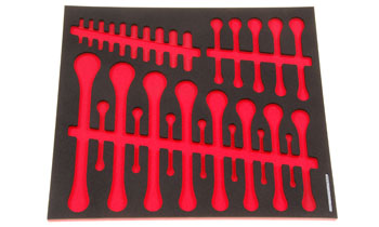 Foam Organizer for 20 Husky Metric Combination Wrenches and 10 Ignition Wrenches
