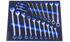 Foam Organizer F-05850-R Designed for Shadowing 20 Quinn Inch Wrenches from the 428-Piece Master Technicians Tool Set Foam Organizer for 20 Quinn Inch Combination and Ratcheting Wrenches