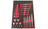 Foam Organizer F-05960-R Designed for Shadowing 31 Crow Foot, Box-End, Flare-Nut, and Midget Wrenches from the 1025-pc Husky Set Foam Organizer for 31 Husky Metric Crow Foot, Midget, Flare-Nut, and Box Wrenches, Version 2