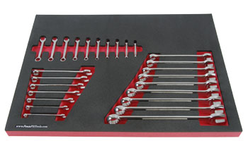 Foam Tool Organizer for 26 Craftsman Metric Combination Wrenches