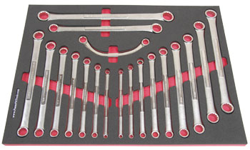 Foam Organizer for 19 Craftsman Inch and Metric Box Wrenches, Fits non-USA Version 2