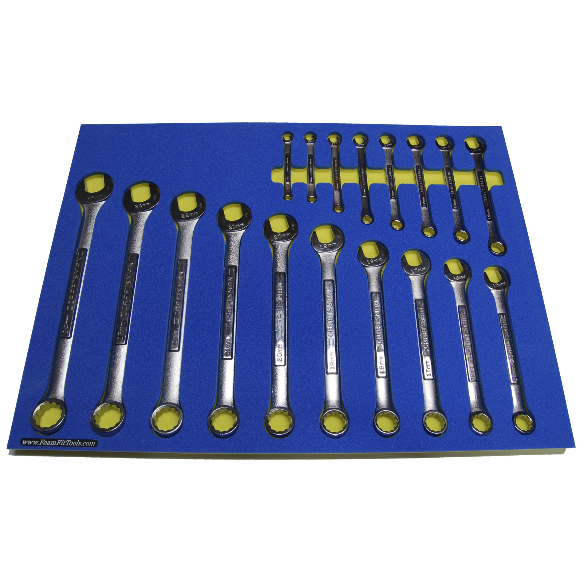 Foam Organizers for Shadowing Wrenches