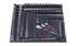 Foam Organizer L-06463-T Designed for Shadowing the Quinn 54-pc 1/4-drive, 72-pc 3/8-drive, and 83-pc 1/2-drive Master Socket Sets in the 34-inch 6-drawer US General Cart Foam Organizer for 194 Quinn Sockets with 3 Ratchets and 6 Drive Tools
